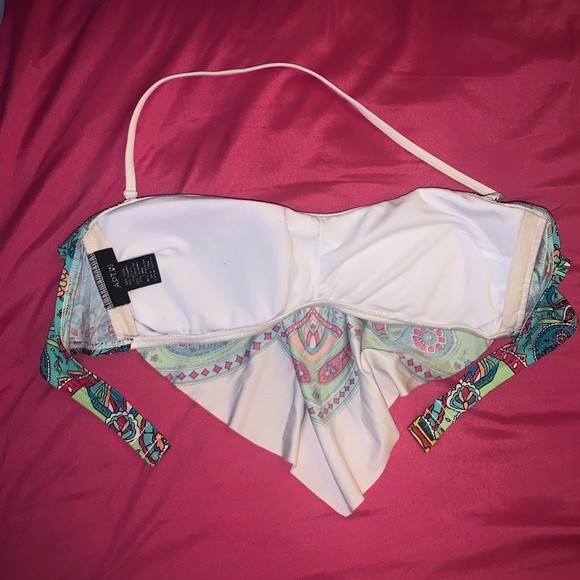 Paisley Halter Swim Top - Picture 2 of 3